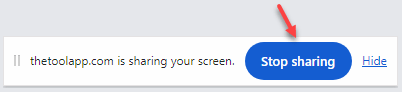 screen record stop